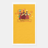 Matching Happy Kwanzaa 3 Ladys Yellow Serviette (Vorderseite)