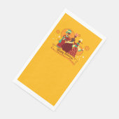 Matching Happy Kwanzaa 3 Ladys Yellow Serviette (Ecke)