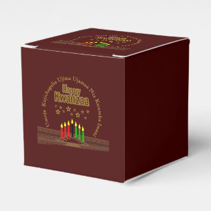 Matching Happy Kwanzaa Sieben Prinzipien Geschenkschachtel