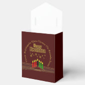 Matching Happy Kwanzaa Sieben Prinzipien Geschenkschachtel (Geöffnet)