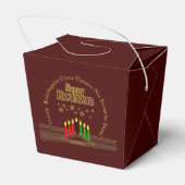 Matching Happy Kwanzaa Sieben Prinzipien Geschenkschachtel (Rückseite)