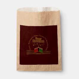 Matching Happy Kwanzaa Sieben Prinzipien Geschenktütchen