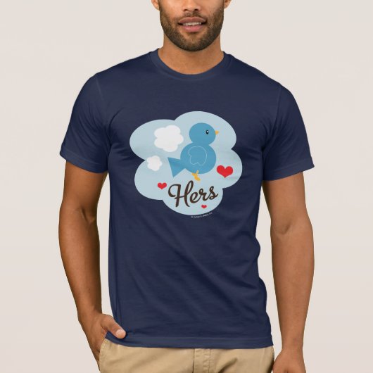 Matching Hers Love Bird T Shirt (Vorderseite)