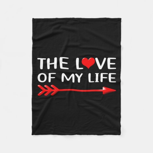 Matching His And Hers Couples Funny Set Valentine  Fleecedecke (Vorderseite)