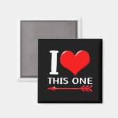 Matching His And Hers Couples Funny Set Valentine  Magnet (Vorderseite/Rückseite)