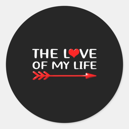 Matching His And Hers Couples Funny Set Valentine  Runder Aufkleber (Vorderseite)