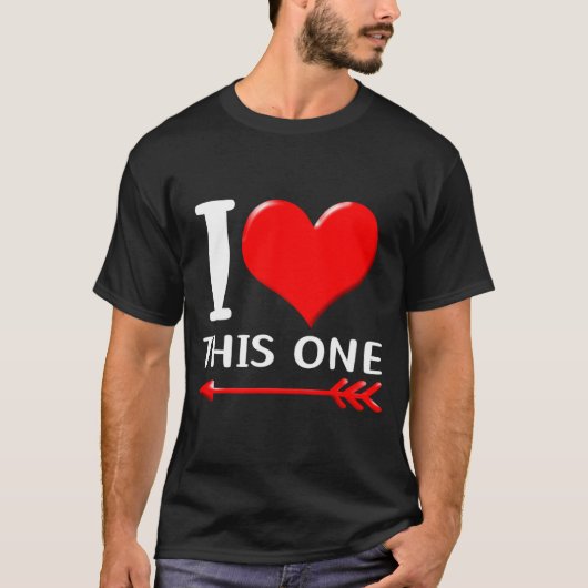 Matching His And Hers Couples Funny Set Valentine  T-Shirt (Vorderseite)