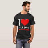 Matching His And Hers Couples Funny Set Valentine T-Shirt (Vorne ganz)