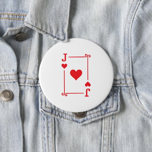 Matching Jack Hört Anzug Spielkarten Moderne Button (Beispiel)
