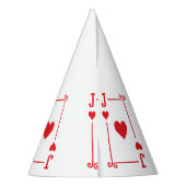 Matching Jack Hört Anzug Spielkarten Moderne Partyhütchen (Rückseite)