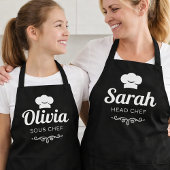 Matching Kitchen Aprons for Parent and Child Schürze