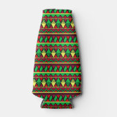 Matching Kwanzaa Yellow Red Black Green Flaschenkühler (Vorderseite)