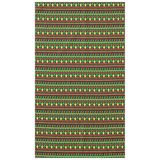 Matching Kwanzaa Yellow Red Black Green Large Tischdecke (Vorderseite)