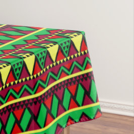 Matching Kwanzaa Yellow Red Black Green Large Tischdecke