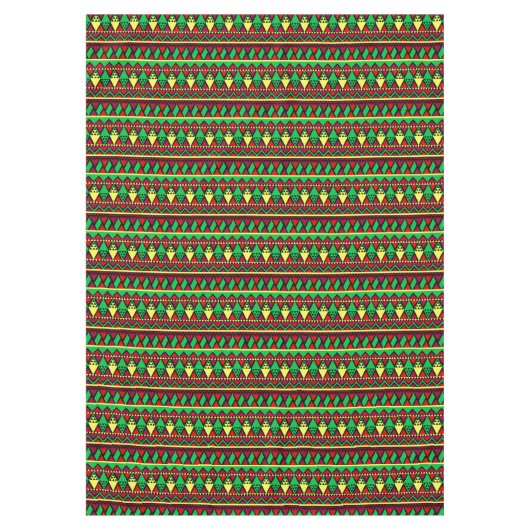 Matching Kwanzaa Yellow Red Black Green Medium Tischdecke (Vorderseite)