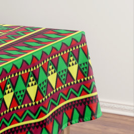 Matching Kwanzaa Yellow Red Black Green Medium Tischdecke