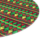 Matching Kwanzaa Yellow Red Black Green Schneidebrett (Ecke)