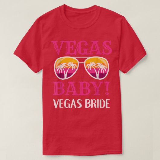 Matching Las Vegas Wedding Bride Squad Vegas Bride T-Shirt (Design vorne)