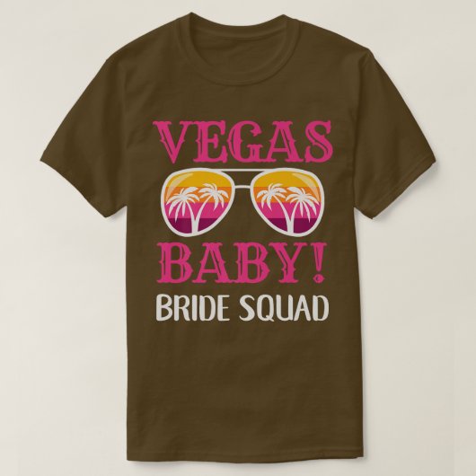 Matching Las Vegas Wedding Brides Babes Bride Squa T-Shirt (Design vorne)
