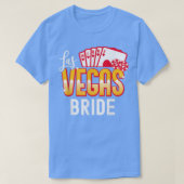 Matching Las Vegas Wedding Bridge and Groom Vegas T-Shirt (Design vorne)