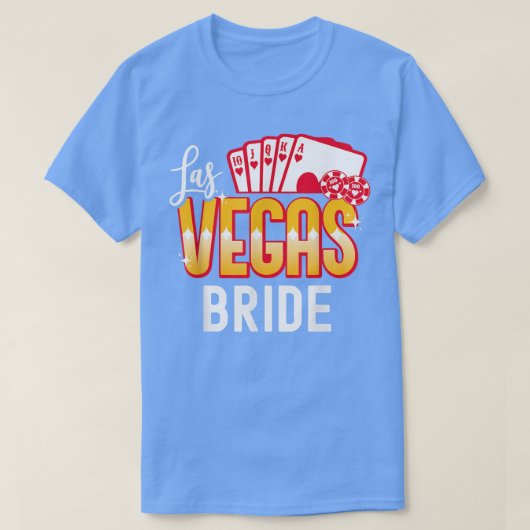 Matching Las Vegas Wedding Bridge and Groom Vegas  T-Shirt (Design vorne)