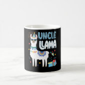 Matching Llama Birthday Party Outfit Llama Uncle Kaffeetasse (Mittel)