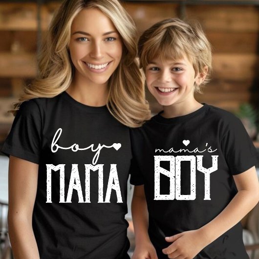 Matching Mama and Son Shirt