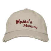 Matching Mommy Daddy embroidered caps set Bestickte Baseballkappe (Vorderseite)