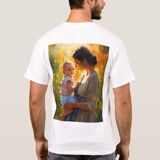 Matching Mother and Son" T-Shirt (Rückseite)