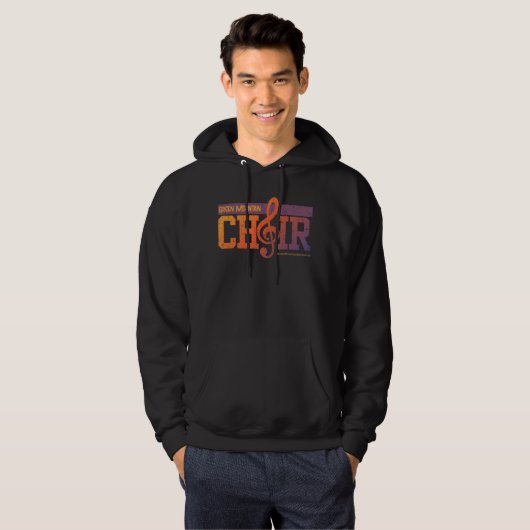 Matching Name Choir Group Social Handle Hoodie (Vorne ganz)