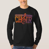 Matching Name Choir Group Social Handle T-Shirt (Vorderseite)