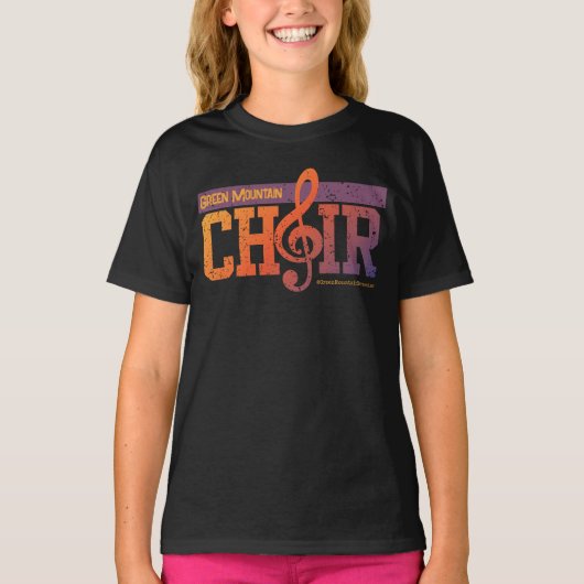Matching Name Choir Group Social Handle T-Shirt (Vorderseite)