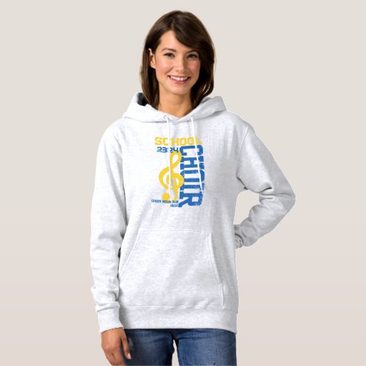 Matching Name Year Choir Group Social Handle Hoodie (Vorne ganz)