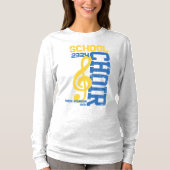 Matching Name Year Choir Group Social Handle T-Shirt (Vorderseite)