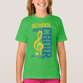Matching Name Year Choir Group Social Handle T-Shirt