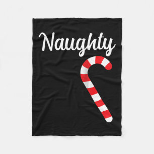 Matching Naughty und Nice Paares Weihnachten Pajam Fleecedecke