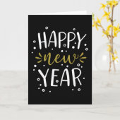 Matching New Year 2022 Family Funny Happy Karte (Gelbe Blume)