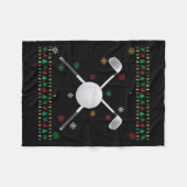 Matching Outfits For Holiday Party Golf Ugly Chris Fleecedecke (Vorderseite (Horizontal))