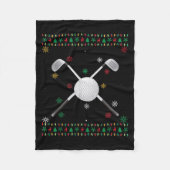 Matching Outfits For Holiday Party Golf Ugly Chris Fleecedecke (Vorderseite)