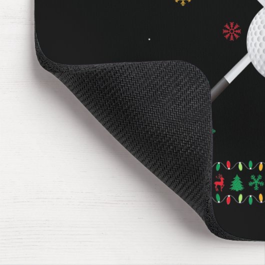 Matching Outfits For Holiday Party Golf Ugly Chris Mousepad (Ecke)