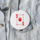 Matching Paare Halloween Kostüm König der Herzen Button (Beispiel)