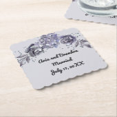 Matching Paper Untersetzer für Hochzeiten in Slate (angewinkelt)