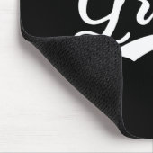 Matching Ready Bride and Groom Wedding Gro Mousepad (Ecke)