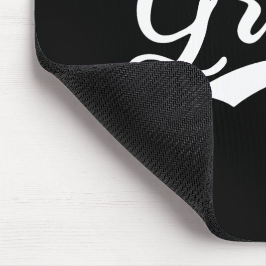 Matching Ready Bride and Groom Wedding Gro Mousepad (Ecke)