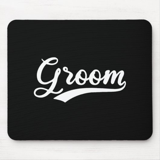 Matching Ready Bride and Groom Wedding Gro Mousepad (Vorne)