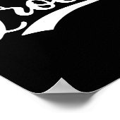 Matching Ready Bride and Groom Wedding Gro Poster (Ecke)