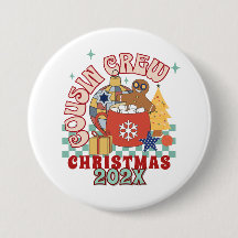 Matching Retro Cousin Crew Weihnachtskinder