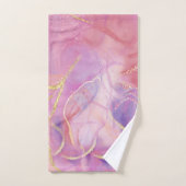 Matching Rosa Gold & Marble Badhandtuch Set (Handtuch)