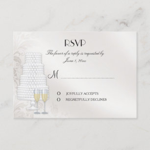 Matching RSVP Card for Gay Wedding Einladung