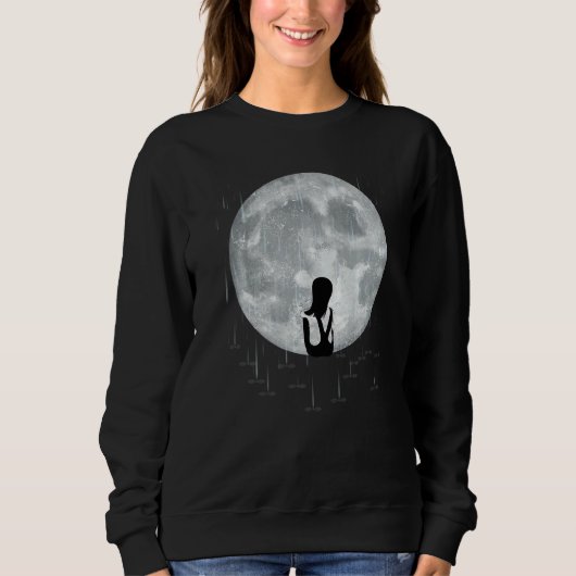 Matching Sad Girl Autumn and Cool Girl Summer Sad  Sweatshirt (Vorderseite)